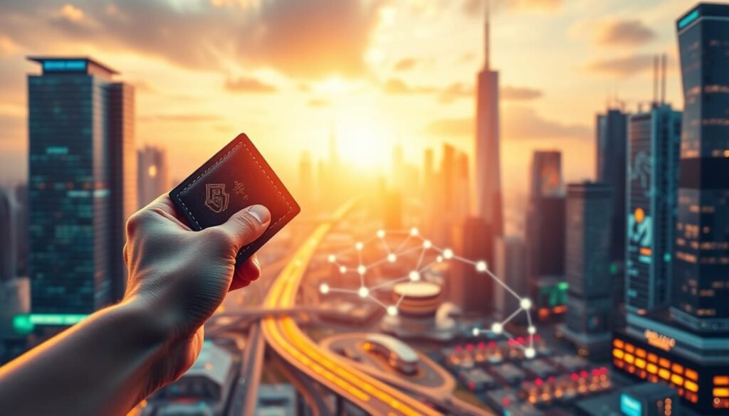 A captivating scene depicting the concept of staking and lending in the cryptocurrency world. In the foreground, a hand holding a digital wallet, symbolizing the act of staking. In the middle ground, a network of interconnected nodes, representing the lending ecosystem. In the background, a vibrant and futuristic cityscape, with skyscrapers and glowing digital infrastructure, suggesting the integration of these financial technologies into the modern world. The lighting is warm and inviting, creating a sense of trust and innovation. The lens is slightly wide-angled, providing a comprehensive view of the scene. The overall mood is one of progress, technology, and the evolution of decentralized finance. A captivating scene depicting the concept of staking and lending in the cryptocurrency world. In the foreground, a hand holding a digital wallet, symbolizing the act of staking. In the middle ground, a network of interconnected nodes, representing the lending ecosystem. In the background, a vibrant and futuristic cityscape, with skyscrapers and glowing digital infrastructure, suggesting the integration of these financial technologies into the modern world. The lighting is warm and inviting, creating a sense of trust and innovation. The lens is slightly wide-angled, providing a comprehensive view of the scene. The overall mood is one of progress, technology, and the evolution of decentralized finance.