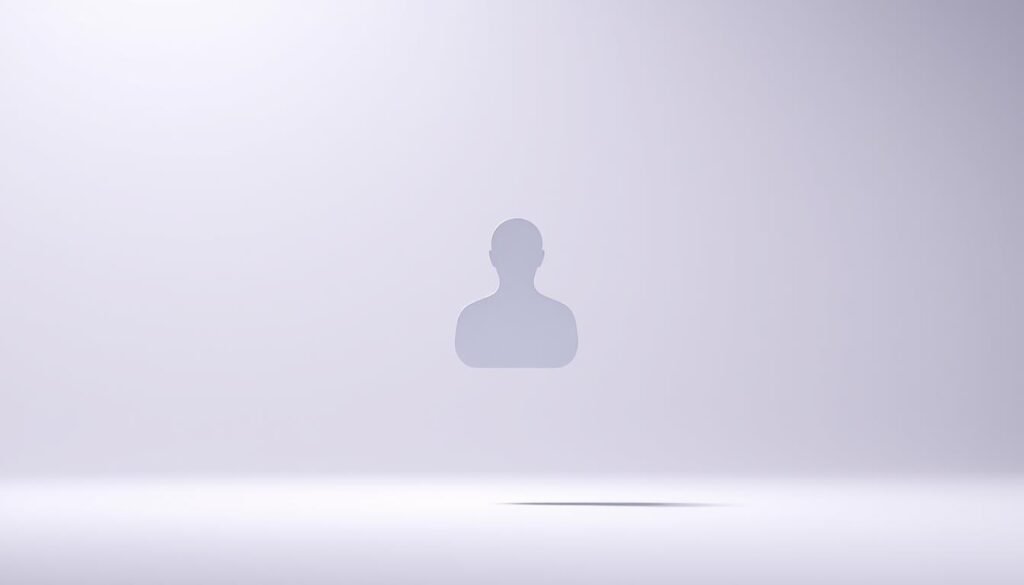 A decentralized, secure digital identity in the Web3 landscape. A minimalist, clean interface depicting an abstract avatar or symbol, floating in a serene, ethereal environment. Muted, pastel colors create a sense of tranquility and privacy. Soft, diffused lighting from multiple angles illuminates the scene, emphasizing the identity's weightlessness and digital nature. The composition is balanced, with the central element occupying the middle ground, surrounded by negative space suggestive of the interconnected, decentralized web. An overall sense of simplicity, elegance and digital privacy pervades the image.