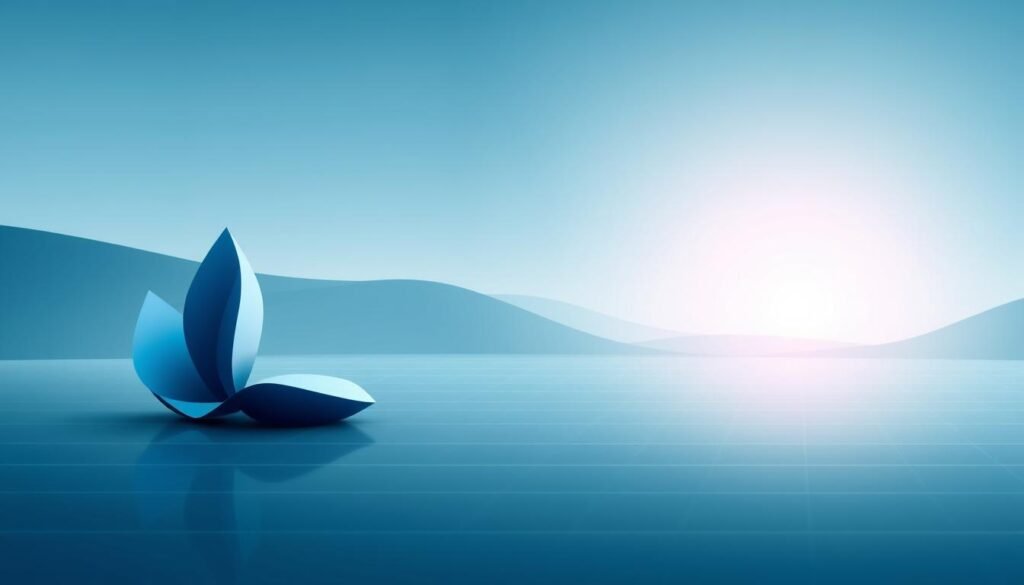 A serene and modern digital financial landscape, with a clean and minimalist design. In the foreground, a group of elegant, abstract shapes in shades of blue and grey, representing the legal framework for digital donations. The middle ground features a subtle, geometric grid pattern, suggesting the interconnected nature of the digital economy. In the background, a soft, ethereal glow emanates, conveying a sense of transparency and trust. The overall composition is balanced, with a calm and professional atmosphere, reflecting the principles of the "General Principles of the Taxation of Cryptocurrency Donations" section.